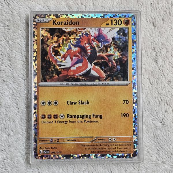 Koraidon 008/015 Holo Rare Pokémon Trading Card