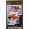 Image 2 : 1998 Score #17 Jim Thome Cleveland Indians Baseball 4.5" x 6.5" Wooden Plaque 
