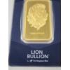 Image 2 : 50 Gram Gold Lion Bullion Bar from Singapore Mint - In PAMP Card!