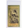 Image 2 : 2025 1 Arizona 1/2000th Troy Ounce 24K Gold Goldback Note S/N BR73821 In Protective Holder