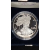 Image 4 : 2002-W United States American Eagle 1 Troy Ounce .999 Fine Silver Proof Coin With COA