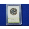 Image 1 : 1957 90% Silver Franklin Half Dollar in INB Slab