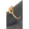 Image 2 : 10K Yellow Gold Semi-mount Three Stone Ring - Size 5.5 - Weight: 1.2g