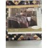 Image 1 : Virah Bella 3 Piece Full/Queen Nine Patch Star Quilt Set - Brand New In The Package