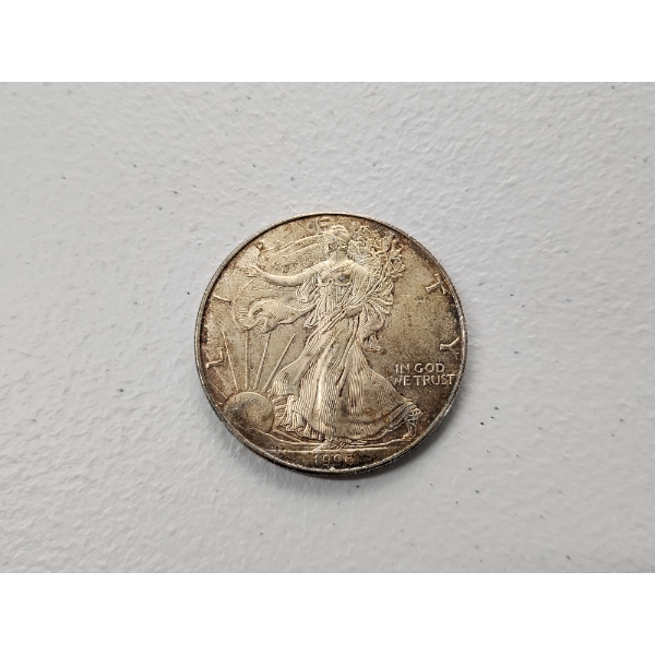 1996 Silver American Eagle $1 Coin - 1 Ounce Fine Silver 