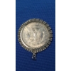 Image 3 : 1885 90% Silver Morgan Dollar In Sterling Silver Bezel/Setting - Total Weight: 32.2g