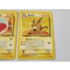 Image 4 : Three Vintage Rare Pokemon Cards: Ditto 18/62, Electrode 18/64, & Raichu 29/62
