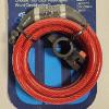 Image 2 : WordLock Resettable Word Combination Cable Bike Lock - Red (6'x.5")