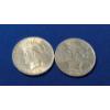 Image 1 : 1922 & 1922 90% Silver Peace Dollars