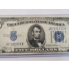 Image 3 : Crisp U.S 1934 A $5 Silver Certificate With Julian And Morgenthau Signatures In Protective Sleeve