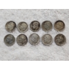 Image 1 : Assorted Years & Mint Marks Roosevelt 90% Silver Dimes - AFV $1