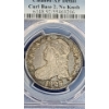Image 2 : PCGS 1828 Capped Bust Silver Half Dollar Genuine Cleaned- XF Detail Curl Base 2 , No Knob 