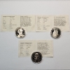 Image 2 : Three "The Presidents of the USA" Commemorative Coins: Lincoln, Reagan, Ford