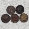 Image 1 : LOT OF 5 UNITED STATES Indian Head Pennies Excellent Condition Various Dates