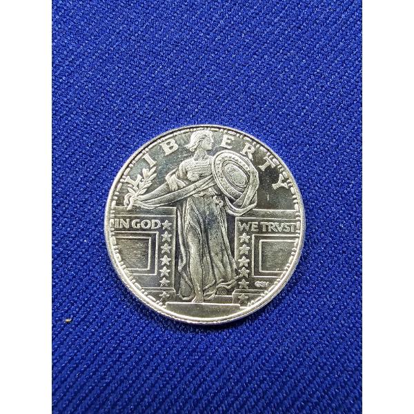 1/4 oz .999 Fine Silver Standing Liberty Coin - APMEX