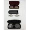 Image 2 : Three Pairs Of Vintage Eye Glasses With Cases