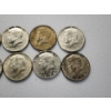 Image 4 : x10 Assorted Years 40% Silver Kennedy Half Dollars FV: $5.00
