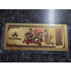 Image 1 : Rare Disney Pluto Gold Foil .999999 24k Note