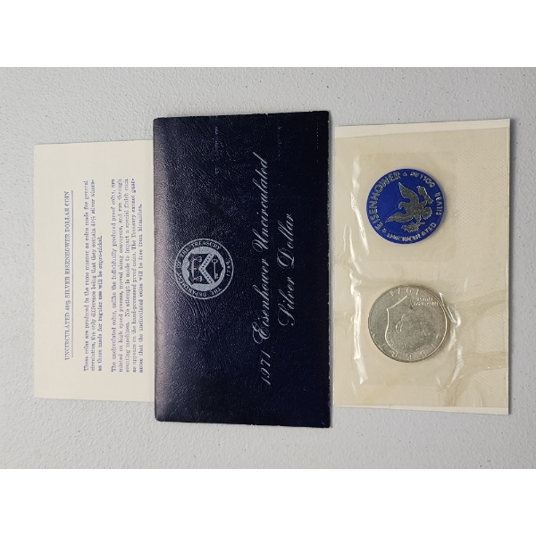 1971-S U.S. Eisenhower Uncirculated 40% Silver Dollar