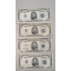 Image 1 : (4) Assorted Series United States $5 Silver Certificates - Face Value: $20.00
