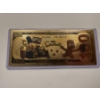 Image 2 : Rare Maggie Simpson Gold Foil .999999 - 24K Gold Note In Protective Holder - Mint Condition