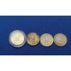 Image 4 : (4) Assorted Years 1942, 1955, 1964 x2 Washington Head 90% Silver Quarters - Face Value: $1.00