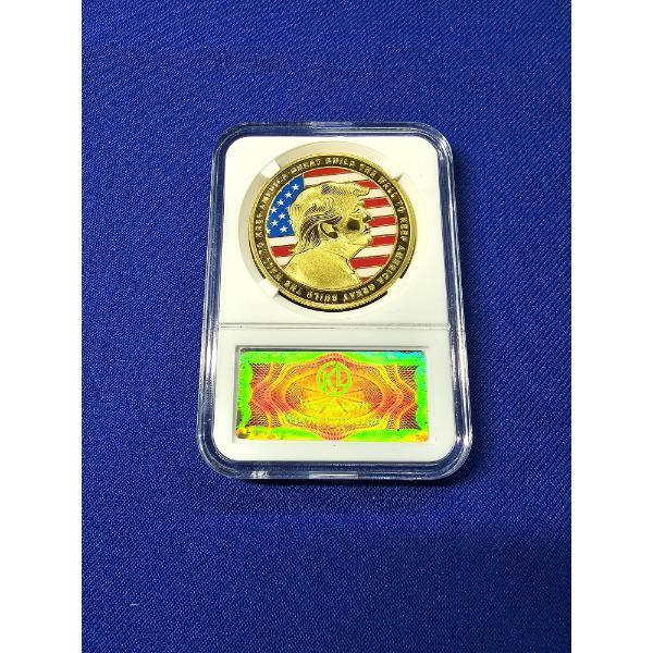2024 President Donald Trump - The Wall to Keep America Great - Commemorative Challenge Coin