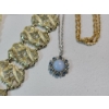 Image 10 : Large Lot of Assorted Costume Jewelry: Necklaces, Mickey Mouse Watch, Earrings, Bracelets, Pins