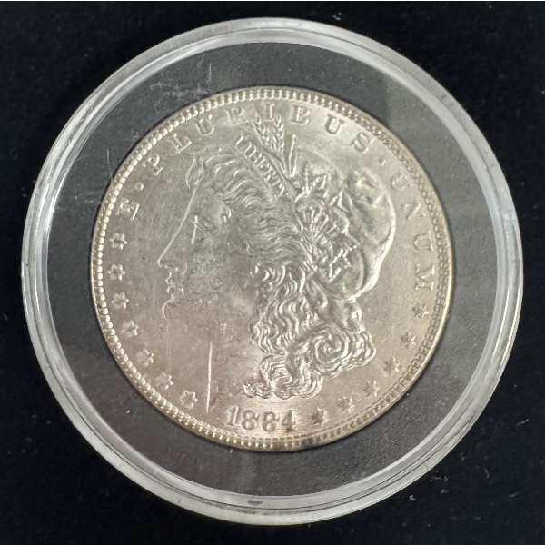 1884 United States Morgan Silver Dollar - Incredible Condition 