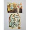 Image 1 : Abstract Squidward 8x6in Art Pieces - Signed 