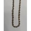 Image 5 : Sterling Silver Shell Stud Earrings & Twisted Rope 20" Necklace - Total Weight: 15.2g