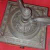 Image 4 : Antique Coffee Mill, Pottery Jug (Robinson Clay Products, Akron) & Galvanized Pail 