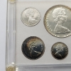 Image 2 : 1967 Canada Centennial Mint Coins Including 80% Silver Dollar, 50 Cents, 25 Cents, 10 Cents