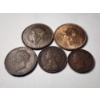 Image 4 : Five Assorted Older Vintage British Coins Including Pre-1900 Coins - One Penny, Half Penny & MORE!