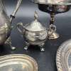 Image 7 : Nice Lot of Assorted Silverplated Items: Pitcher, Trays, Sugar/Creamer Bowl - Total Weight: 6.0 lbs