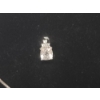 Image 12 : Sterling Silver Heart Necklace & White Sapphire Earring Set by Helzberg Diamonds W/ Warranty