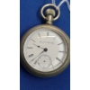 Image 2 : 1890 Elgin Natl Watch Co. Silverode S18 11 Jewels Open Face Pocket Watch - Works 