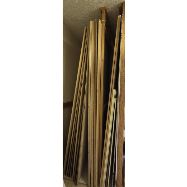 Huge Lot of Plywood (Cherry, Oak, Birch and More) - See Description for Breakdown