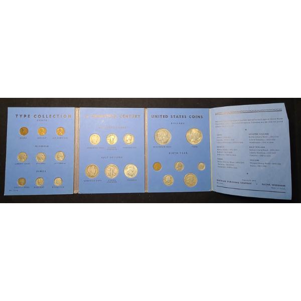 Whitman U.S Coins Type Collection Of The Twentieth Century Completed Book - Face Value: $5.64