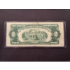 Image 2 : 1928 United States Jefferson Red Seal Funny Back $2.00 Bill In Protective Holder