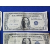 Image 3 : x5 United States $1 Blue Seal Silver Certificates: Series: 1935-D, 1935-D, 1957-A, 1957-A, 1935-G
