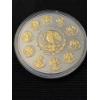 Image 2 : 2022 Mexican Libertad .999 Fine Silver One Troy Ounce - Gold Tone Limited Edition