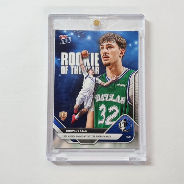 2026 Topps Now Cooper Flagg RC #427 NBA Rookie Of The Year ROTY Mavericks Rookie Card