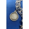 Image 7 : Sterling Silver Charm Bracelet With Sterling Charms - Total Weight: 48.3g