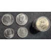 Image 1 : Lot of 3 Kennedy Halves, 2 Susan B Anthony $1 and a 12 Uncirculated Washington Presidential $1