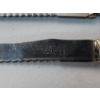 Image 3 : 5 Sterling Silver Handle / Stainless Blade Knives & Pickle Fork TW: 305.9g