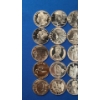 Image 5 : Tube Of (20) 1 ADVP Ounce .999 Fine Copper Rounds With Assorted Motifs