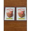 Image 1 : 1985 Garbage Pail Kids - Off-The-Wall Paul & Zach Plaque Cards - 75A & 75B- Mint Condition