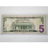 Image 4 : United States Series 2017-A $5 Bill - *STAR NOTE* SN: PG06922457 - In Protective Holder