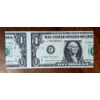 Image 1 : U S  Currency ERROR - $1 Federal Reserve Note Series 1965 - Cutting Error - Unc / NM Condition